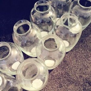 LIBBEY Glass Clear Bud Vases